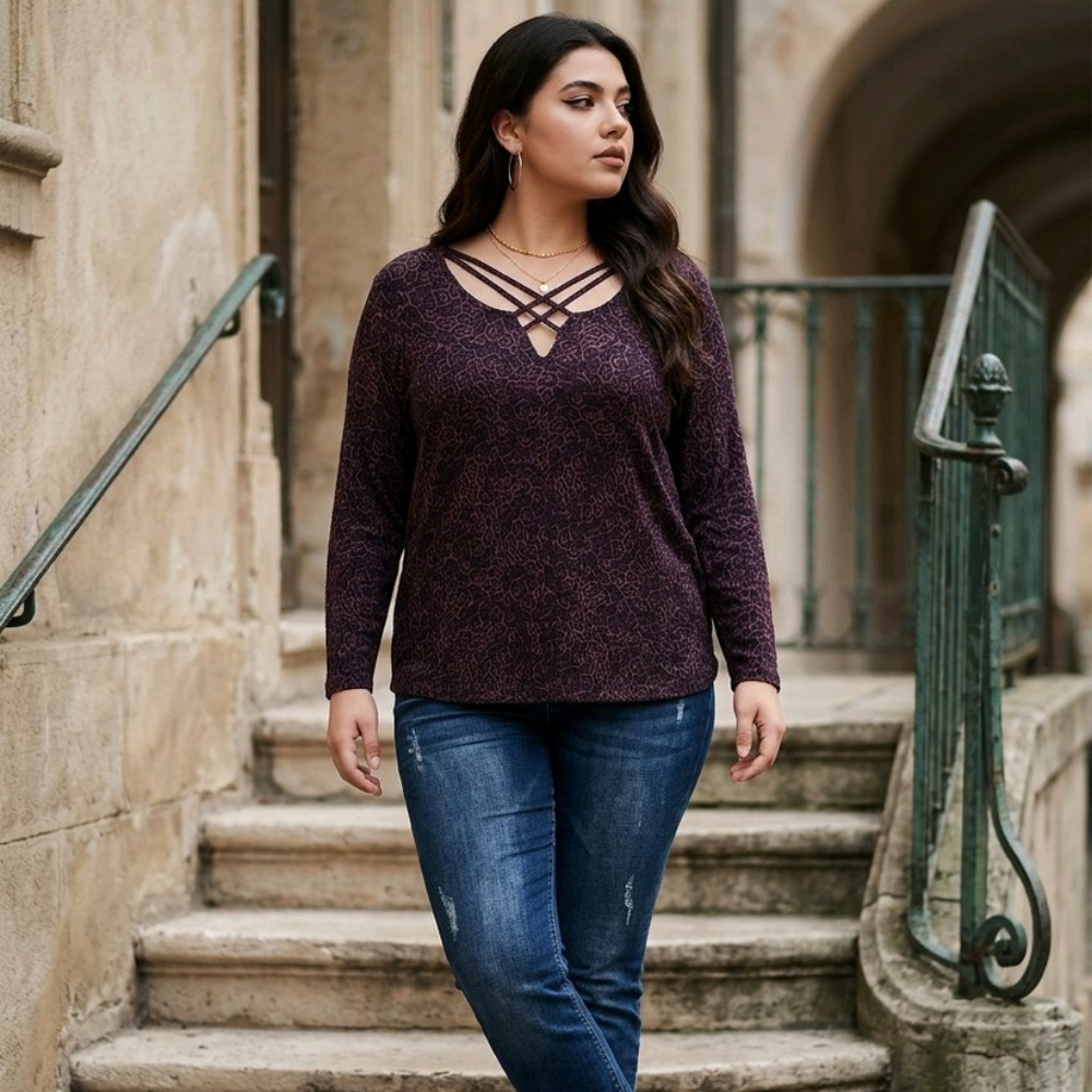 Thalia Sodi Expandex top XL